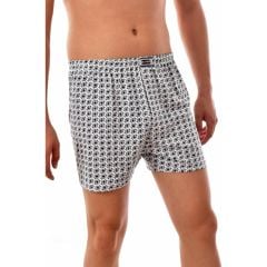 SER007 Seher Yıldızı Desenli Erkek Boxer 6'lı