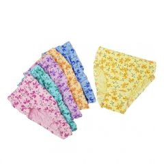 SHR052 Kız Çocuk Emprime Kom Slip 6'lı